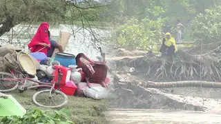 নদী ভাঙনে নোয়াখালীতে বিলীন মাইলের পর মাইল জনপদ